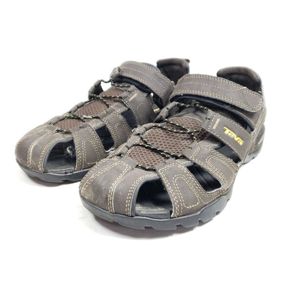 Teva Men's Size 10 Fishermen Sandals Brown - Picture 1 of 8